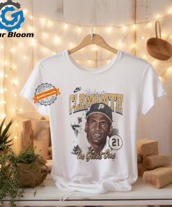 Official Nike Roberto Clemente Pittsburgh Pirates The Great One 21 T Shirt