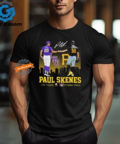 Official Paul Skenes LSU Tigers And Pittsburgh Pirates Signature Shirt