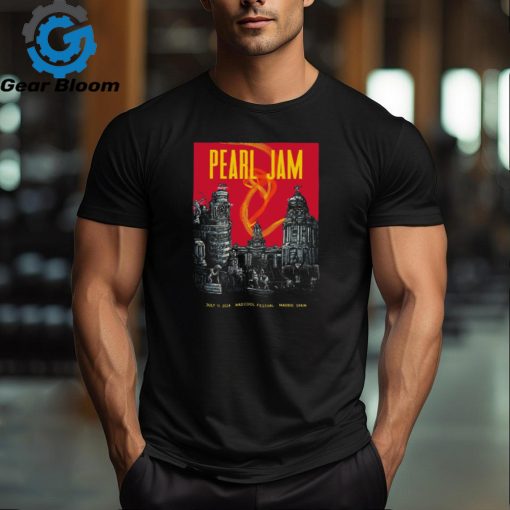 Official Pearl Jam Madrid July 11 24 Mad Cool Festival Spain Event T Shirt