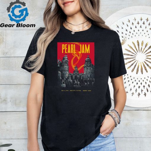 Official Pearl Jam Madrid July 11 24 Mad Cool Festival Spain Event T Shirt