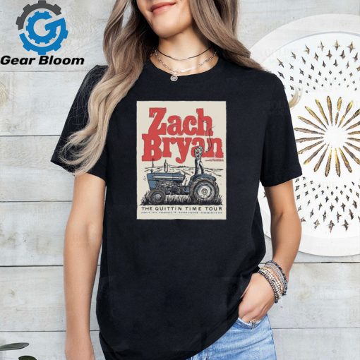 Official Poster Zach Bryan June 29 2024 Nissan Stadium Nashville TN t shirt