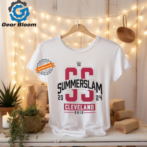 Official SummerSlam Cleveland Ohio Fanatics 2024 T Shirt