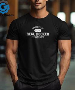 Official The Home Team Property Of Real Rocker Athletic Dept Shirt