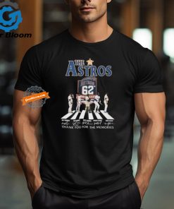 Official The Houston Astros Abbey Road Thank You For The Memories Signatures Shirt