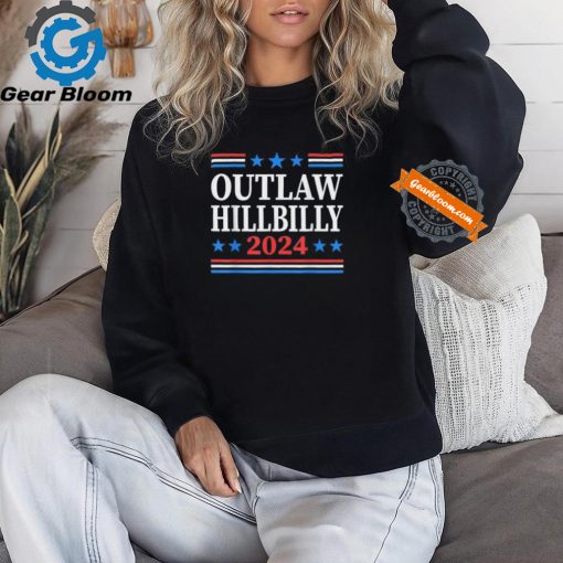 Official Trump vance 2024 outlaw hillbilly us flag T shirt