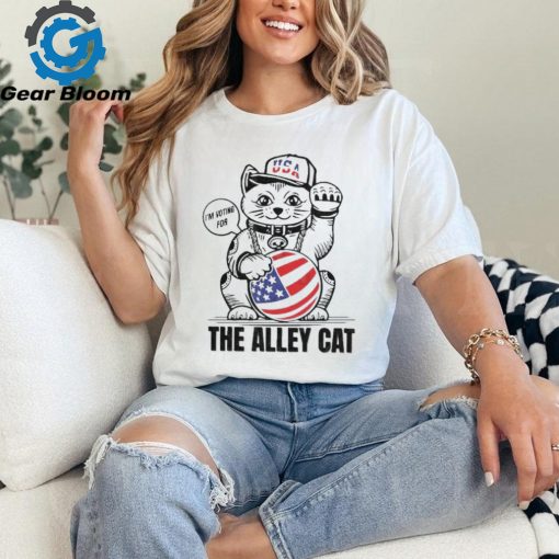 Official USA I’m Voting For The Alley Cat T Shirt