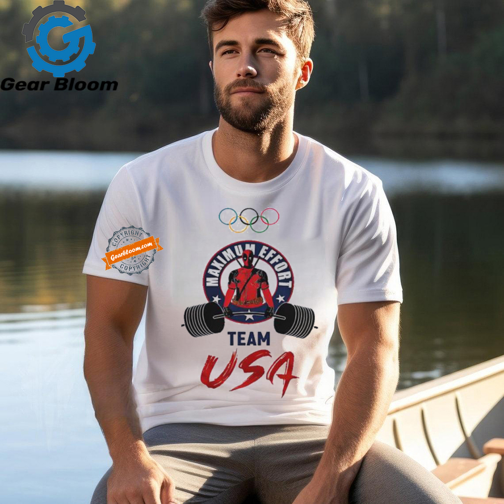 Olympic Paris 2024 Deadpool Team USA Unisex T Shirt