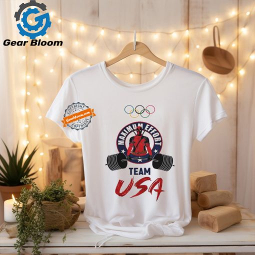 Olympic Paris 2024 Deadpool Team USA Unisex T Shirt