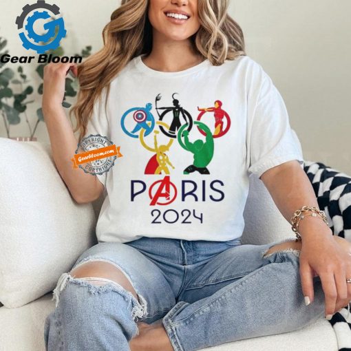 Olympic Paris 2024 Marvel Team USA Unisex T Shirt