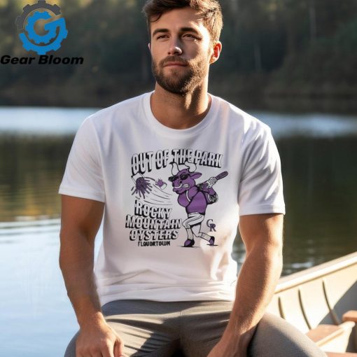 Out of the park Rocky Mountain oysters batting Flavortown Colorado Rockies shirt