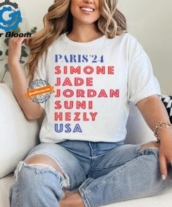 Paris Simone Jade Jordan Suni Hezle Usa 2024 Unisex T Shirt