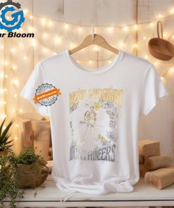 Pressbox West Virginia Mountaineers White Woodstock T Shirt