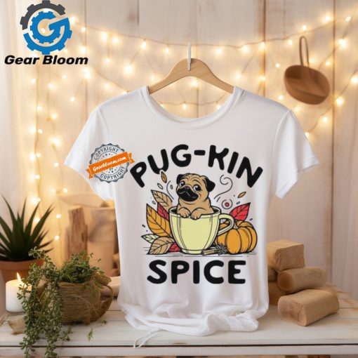 Pug kin spice Pug dog Halloween shirt