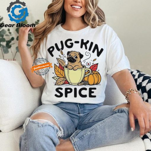 Pug kin spice Pug dog Halloween shirt