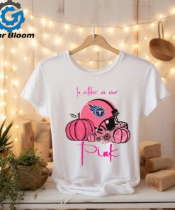 Pumpkin Tennessee Titans In October We Wear Pink Breast Cancer Awareness T Shirt
