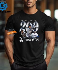 Shohei Ohtani Los Angeles Dodgers 200th Career Home Run T Shirt
