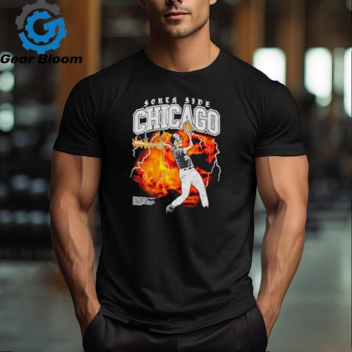 South Side Justin Steele Chicago Cubs baseball 2024 skeleton graphic shirt