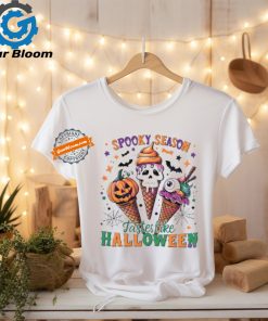 Spooky season tastes like halloween horror vibes shirt