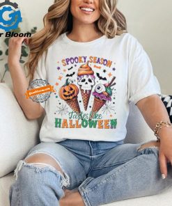 Spooky season tastes like halloween horror vibes shirt