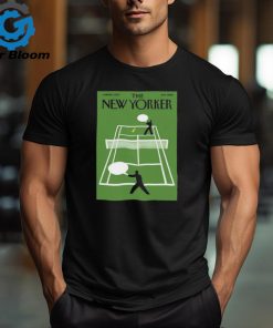 The New Yorker July 2024 Tennis Poster shirt