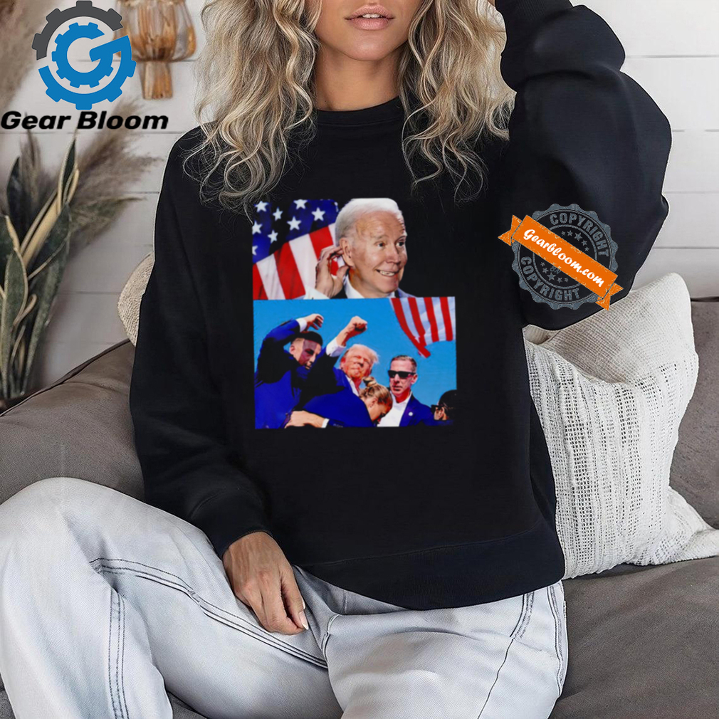 Trump shot attempted assassination shooting Biden worried split shirt Trump shot attempted assassination shooting Biden worried split shirt