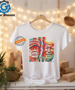 Trump vs Biden Lightning Art T Shirt