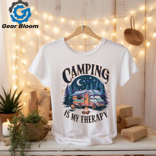 Camping Is My Therapy Designs Summer Camp shirt