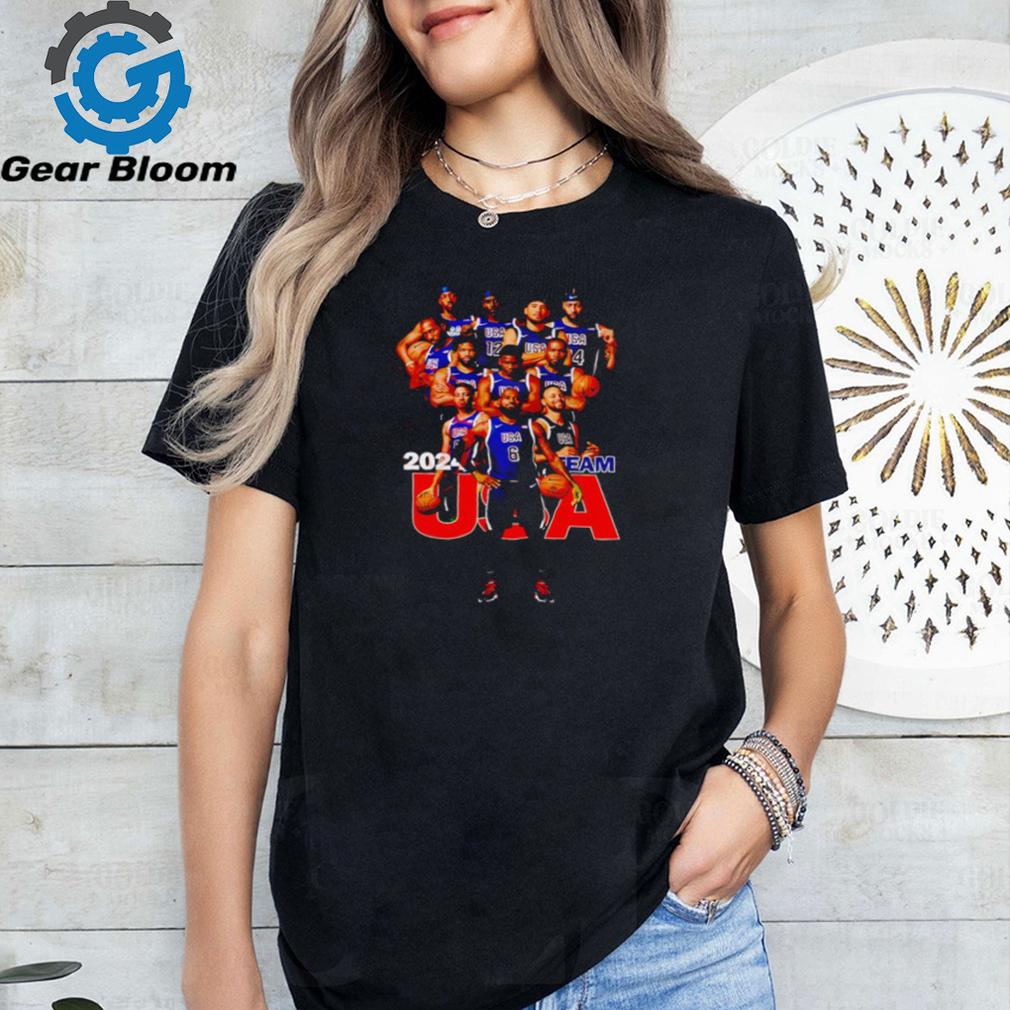2024 Olympic Team USA Men’s Basketball Team graphic shirt 2024 Olympic Team USA Men’s Basketball Team graphic shirt