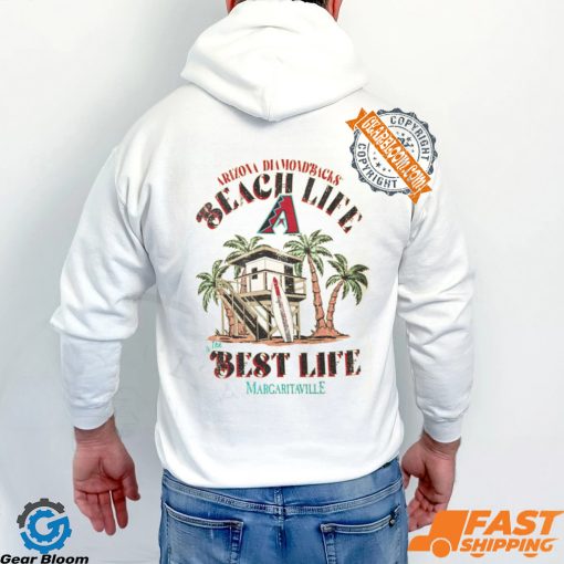 Arizona Diamondbacks Beach Hut Graphic T Shirt