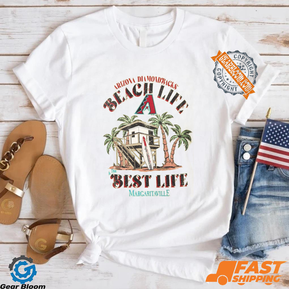 Arizona Diamondbacks Beach Hut Graphic T Shirt Arizona Diamondbacks Beach Hut Graphic T Shirt