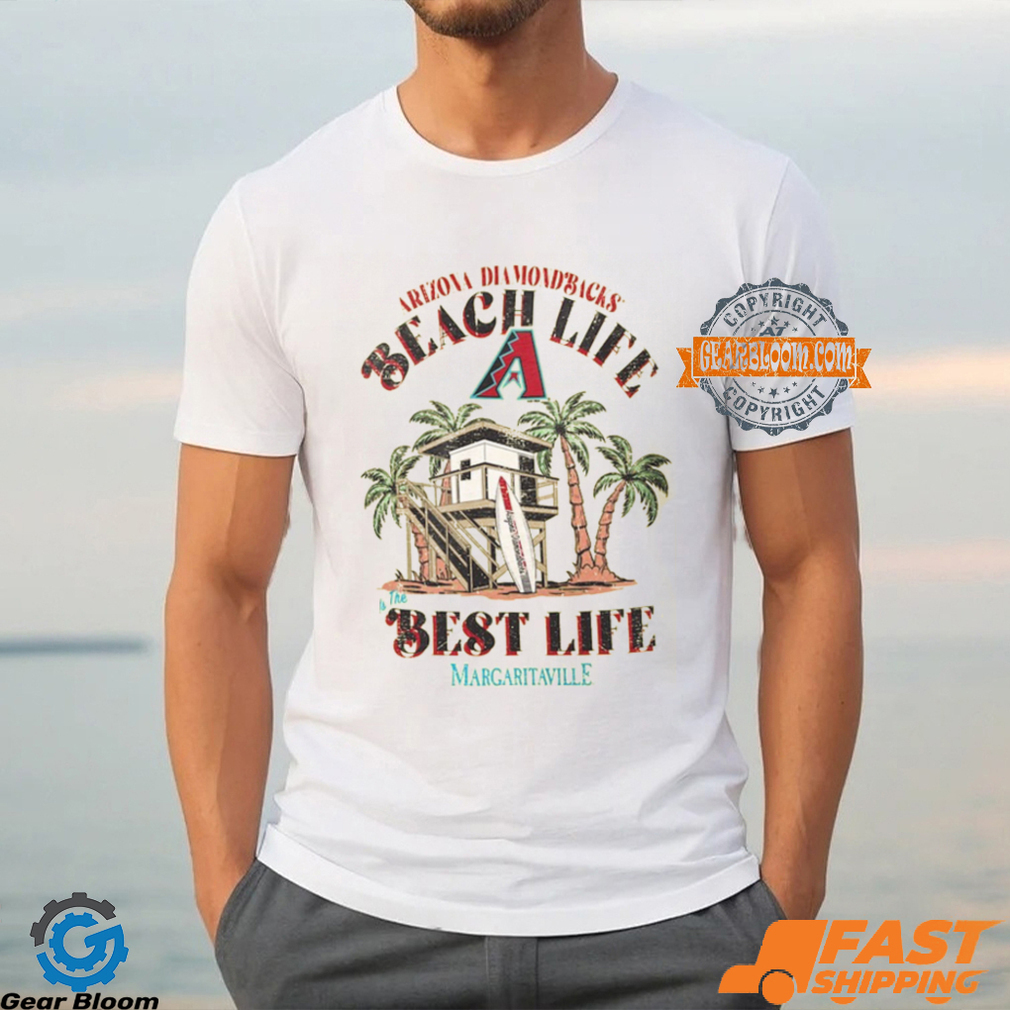 Arizona Diamondbacks Beach Hut Graphic T Shirt Arizona Diamondbacks Beach Hut Graphic T Shirt
