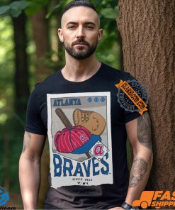 Atlanta Braves Uphill Cooperstown Collection Core Logo Shirt