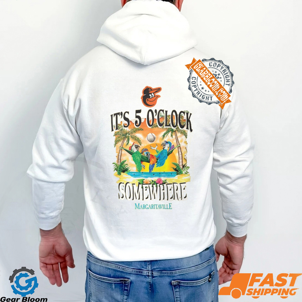 Baltimore Orioles Five O'Clock Graphic T Shirt Baltimore Orioles Five O'Clock Graphic T Shirt