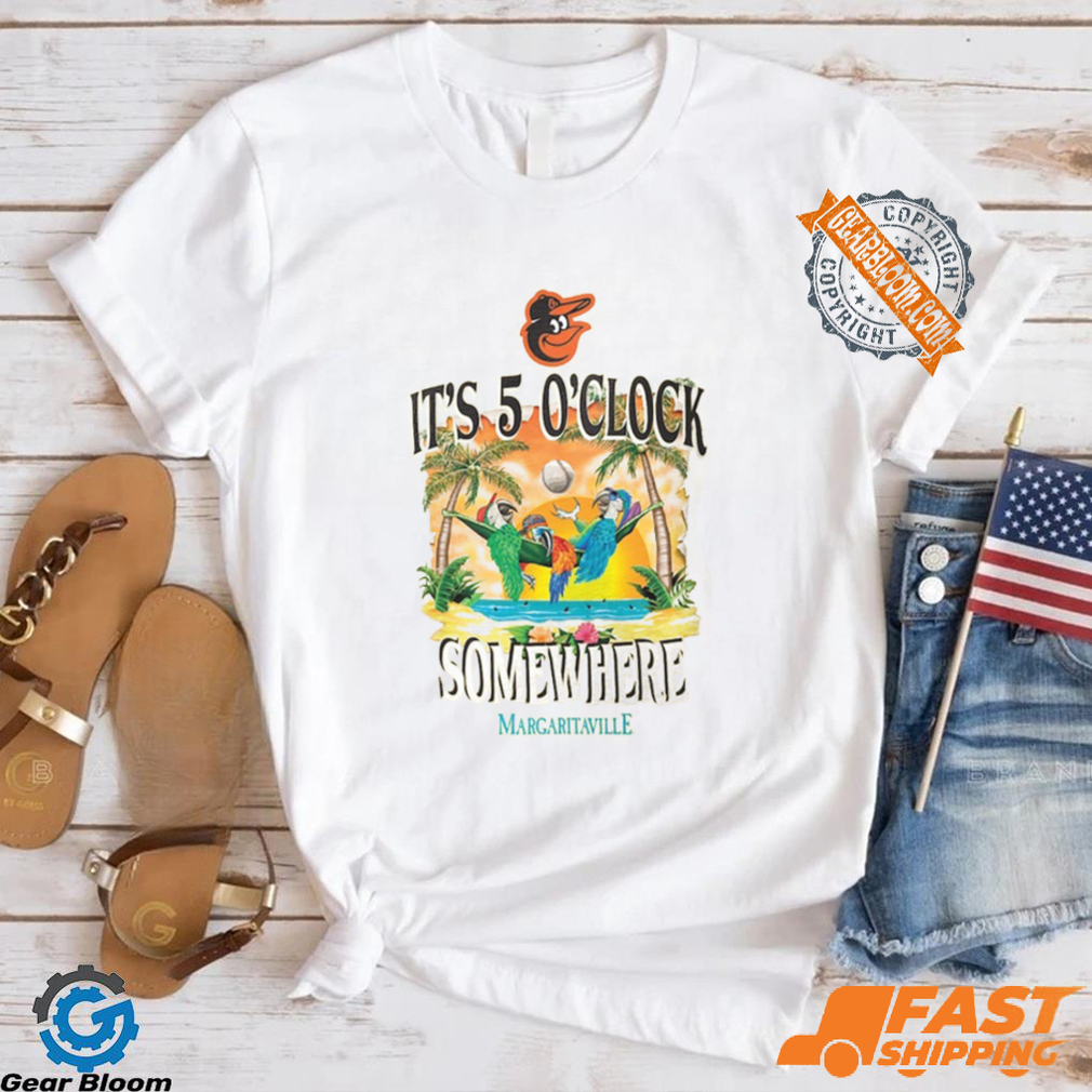 Baltimore Orioles Five O'Clock Graphic T Shirt Baltimore Orioles Five O'Clock Graphic T Shirt