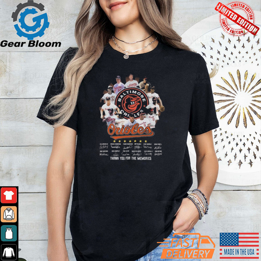 Baltimore Orioles Thank You For The Season 2024 And Memories Signatures Shirt Baltimore Orioles Thank You For The Season 2024 And Memories Signatures Shirt