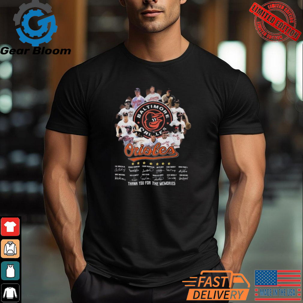 Baltimore Orioles Thank You For The Season 2024 And Memories Signatures Shirt Baltimore Orioles Thank You For The Season 2024 And Memories Signatures Shirt