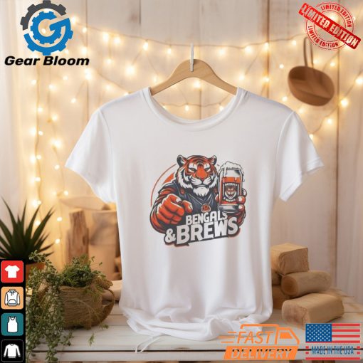 Bengals And Brews Tiger Drink Beer T shirt
