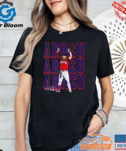 Boston Red Sox Wilyer Abreu Signature Repeat Cartoon Shirt