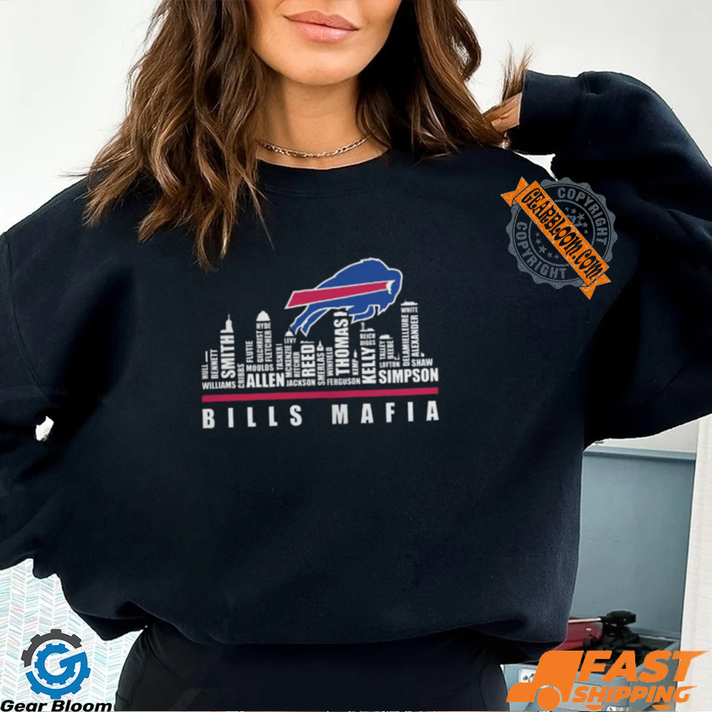 Buffalo Bills Mafia The Bronx Skyline Players Name 2024 Shirt Buffalo Bills Mafia The Bronx Skyline Players Name 2024 Shirt