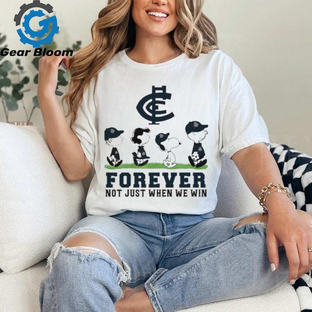 Carlton Blues Snoopy Abbey Road Forever Not Just When We Win Shirt Carlton Blues Snoopy Abbey Road Forever Not Just When We Win Shirt