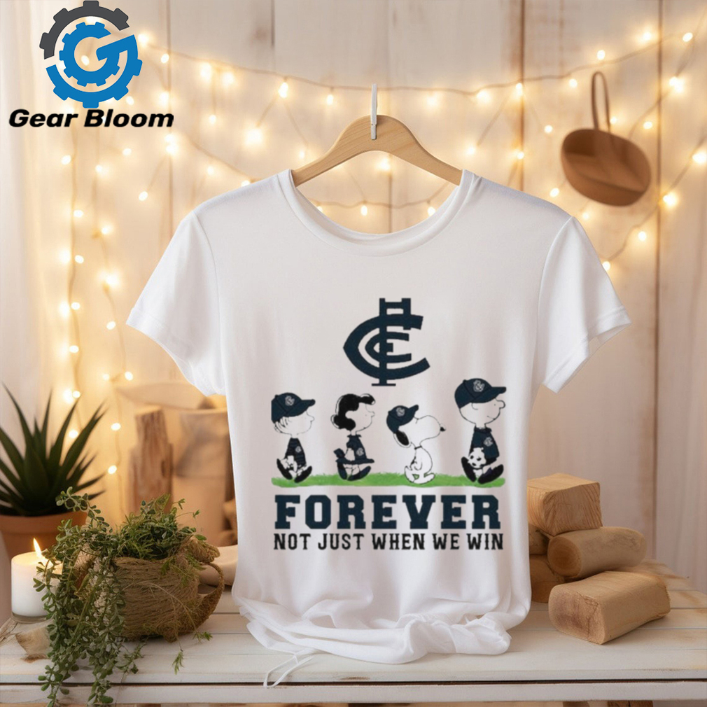 Carlton Blues Snoopy Abbey Road Forever Not Just When We Win Shirt Carlton Blues Snoopy Abbey Road Forever Not Just When We Win Shirt