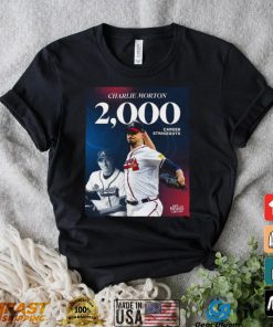 Charlie Morton Atlanta Braves 2000 Career Strikeouts Shirt