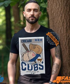 Chicago Cubs Uphill Cooperstown Collection Core Logo Shirt