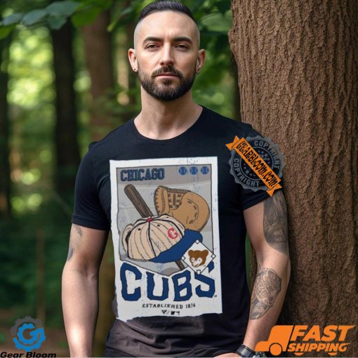 Chicago Cubs Uphill Cooperstown Collection Core Logo Shirt
