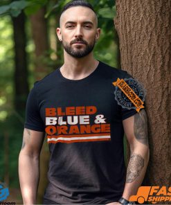 Chicago Football Bleed Blue & Orange Shirt