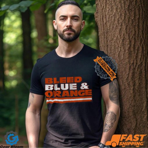 Chicago Football Bleed Blue & Orange Shirt
