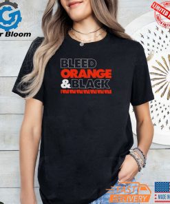 Cincinnati Bengals Bleed Orange And Black Shirt