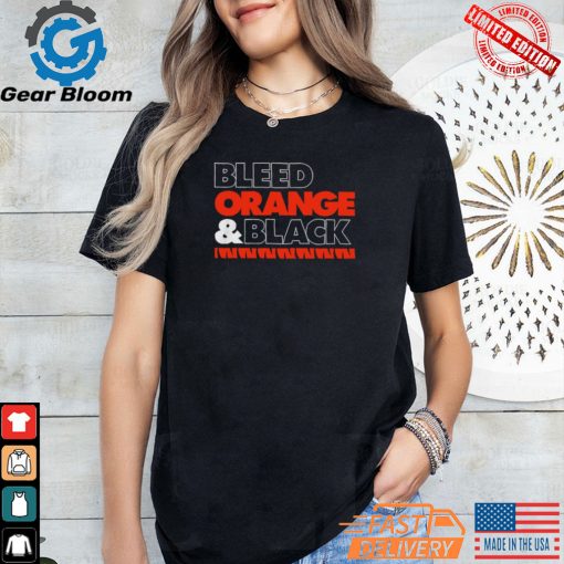 Cincinnati Bengals Bleed Orange And Black Shirt
