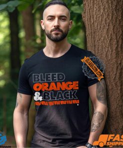 Cincinnati Football Bleed Orange & Black Shirt