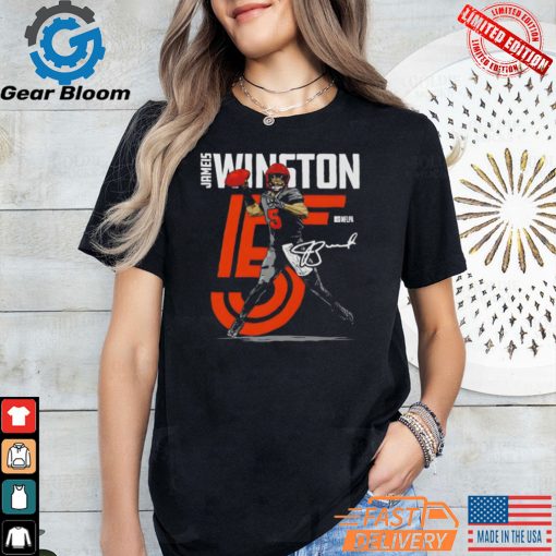 Cleveland Browns Jameis Winston Pose Number 5 Signature Shirt